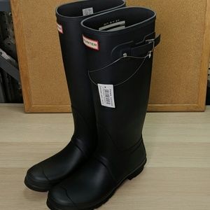 Hunter Women's Original Tall Navy Rain Boots 10